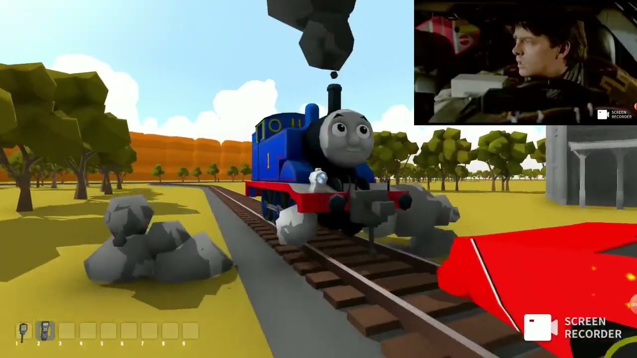 rolling line part 2: back to the future 3 but its lightning mcqueen and thomas
