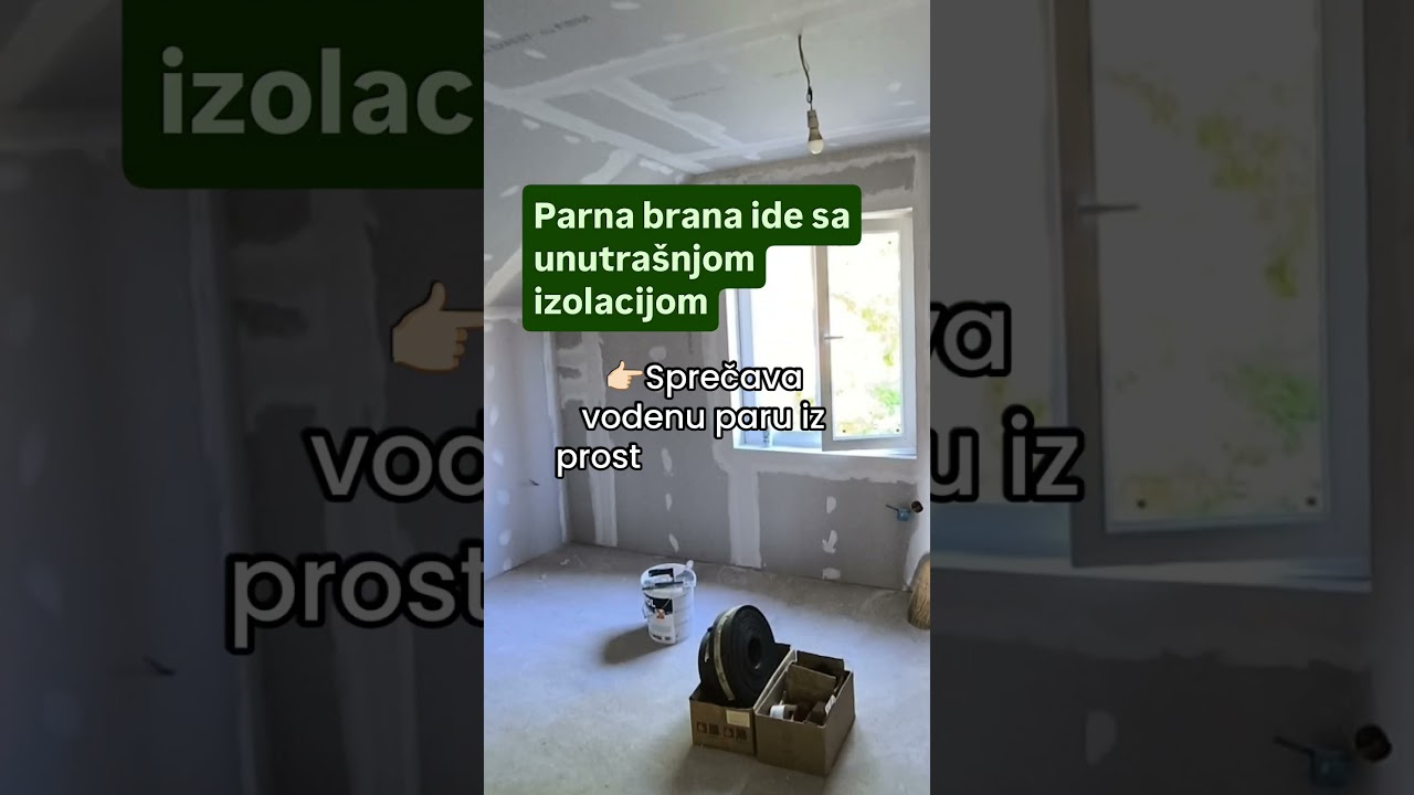 Parna brana ili parapropusna folija za izolaciju potkrovlja? 🤔🏠