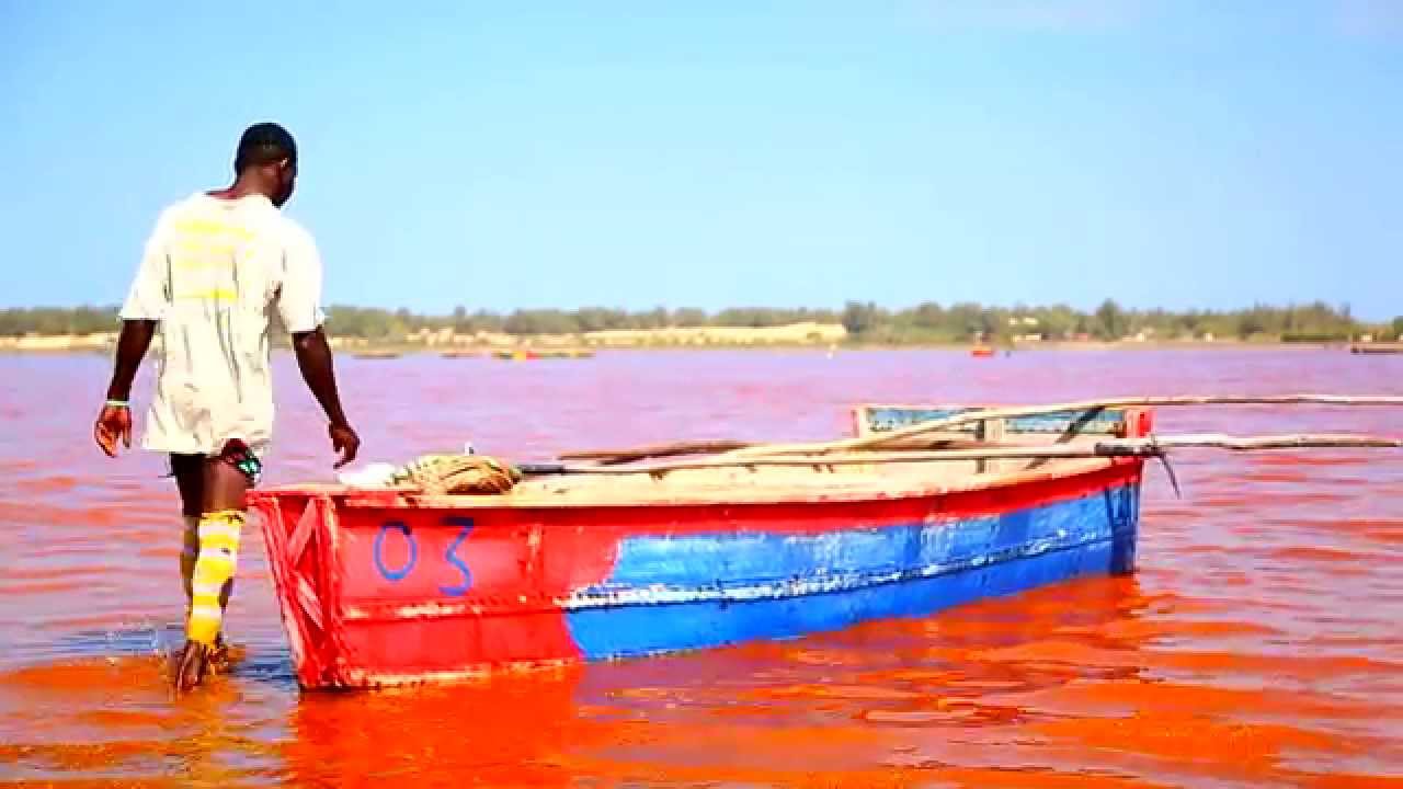 Lake Retba (Pink Lake), Senegal. _Documentary