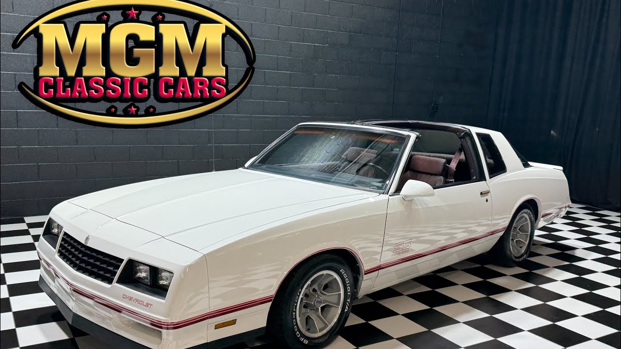 Chevrolet Monte Carlo SS 1987 года выпуска продается