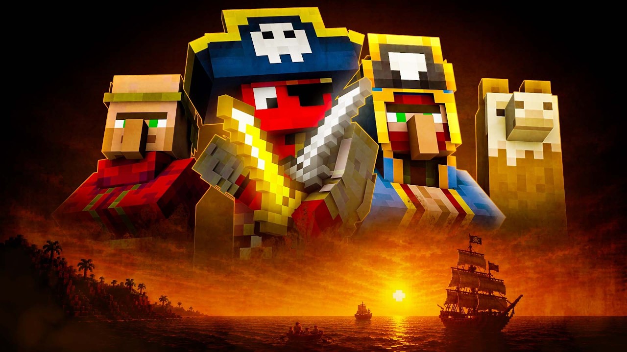 Przetrwałem 100 DNI jako PIRAT w Minecraft Hardcore