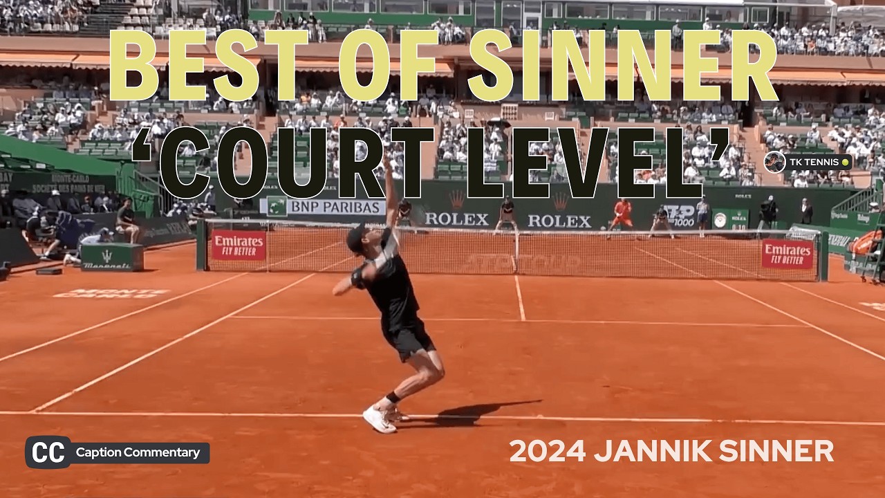 Best of Jannik Sinner Court Level Points from 2024