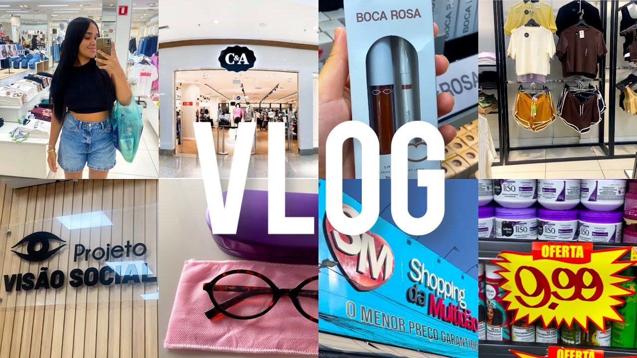 VLOG | FUI NA CENTRO DE CAXIAS | FIZ EXAME + COMPRINHAS 