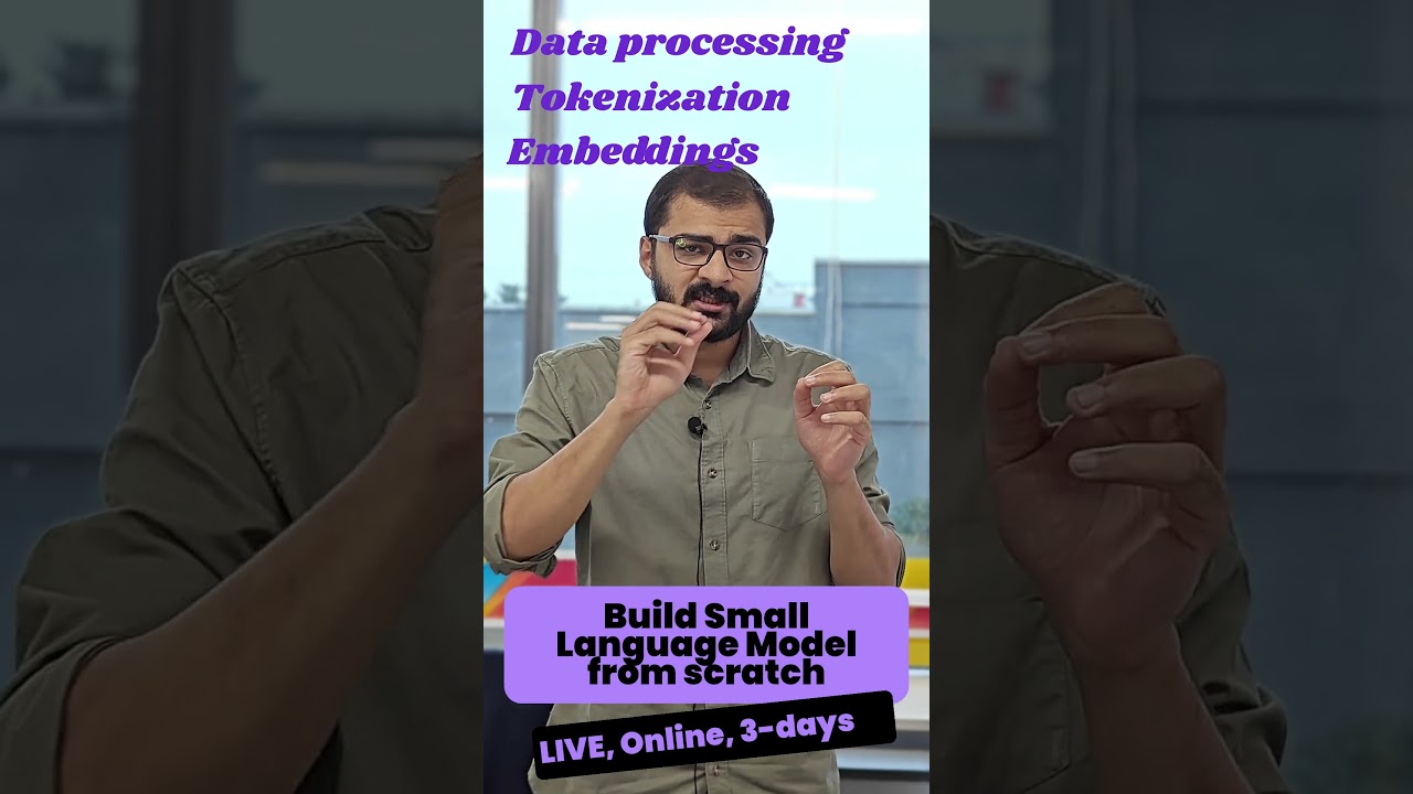 Build Small Language Model (SLM) from scratch | 3 day LIVE bootcamp by MIT PhD