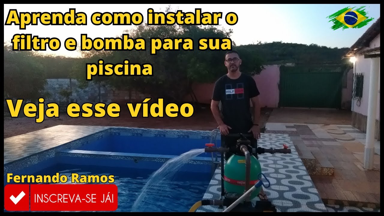 "Não tem casa de máquina? Veja como instalar bomba e filtro na piscina do jeito certo!"