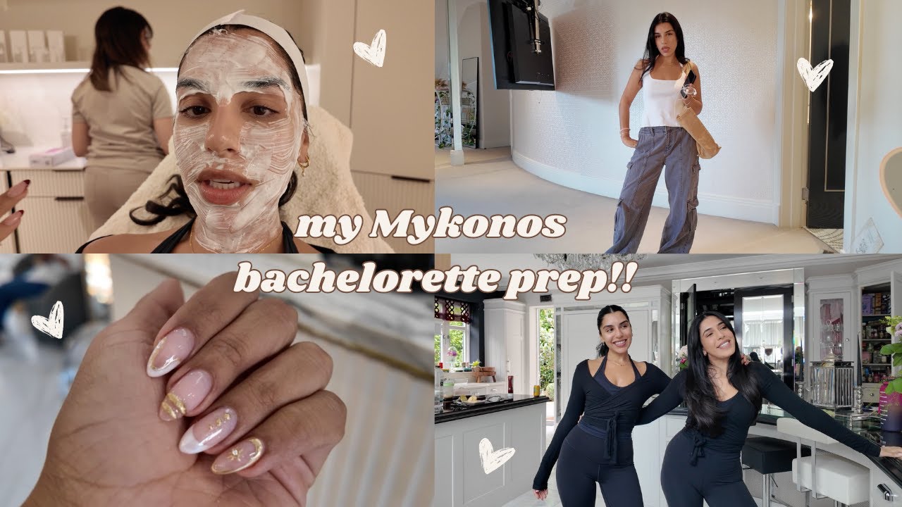 MYKONOS holiday prep for my bachelorette!!