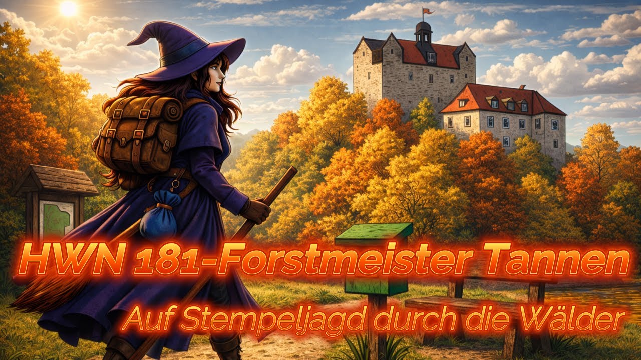 Harzer Wandernadel HWN 181 Forstmeister Tannen Sonderstempel Ballenstedt Burgen & Schlösser