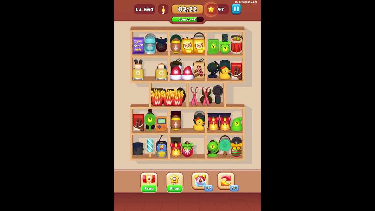 Goods sorting level 664