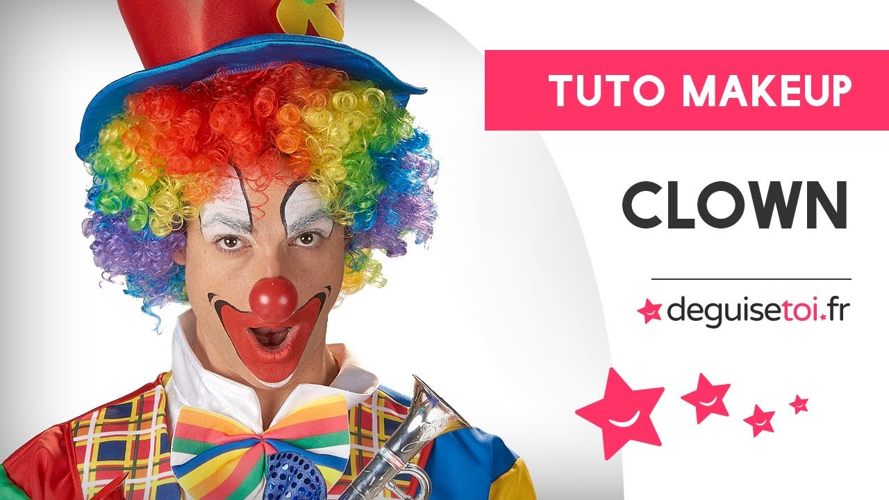 Tuto make-up Clown - Deguisetoi.fr