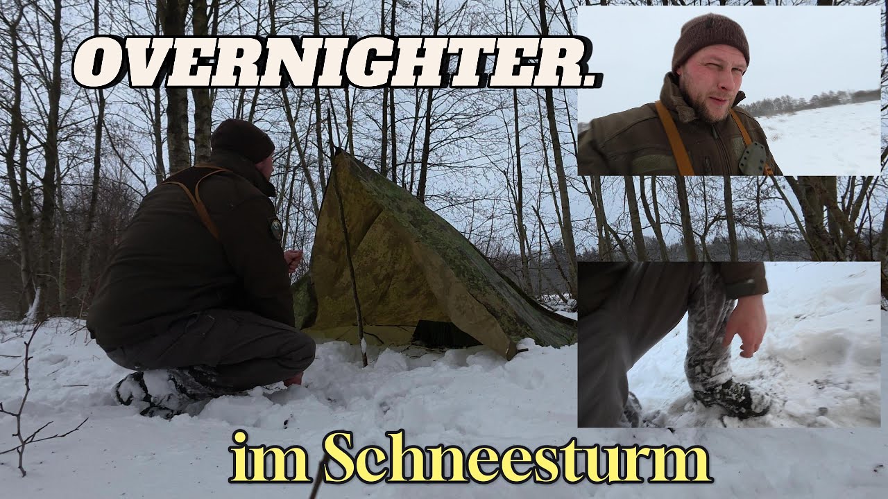 24h OVERNIGHTER im SCHNEESTURM