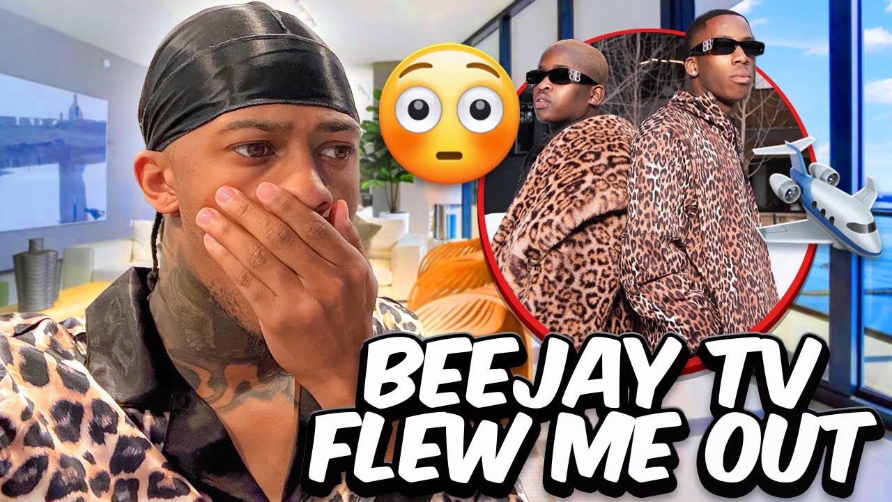 BEEJAY TV FLEW ME OUT AND THIS HAPPENED!! 😳