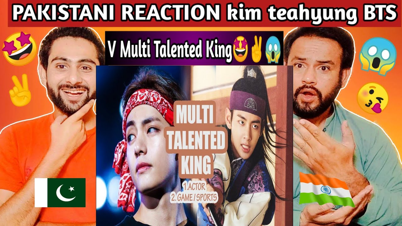 Pakistani Reaction On Kim Taehyung (BTS V) - Multi-talented King | BTS V | BTS ARMY | Pak React