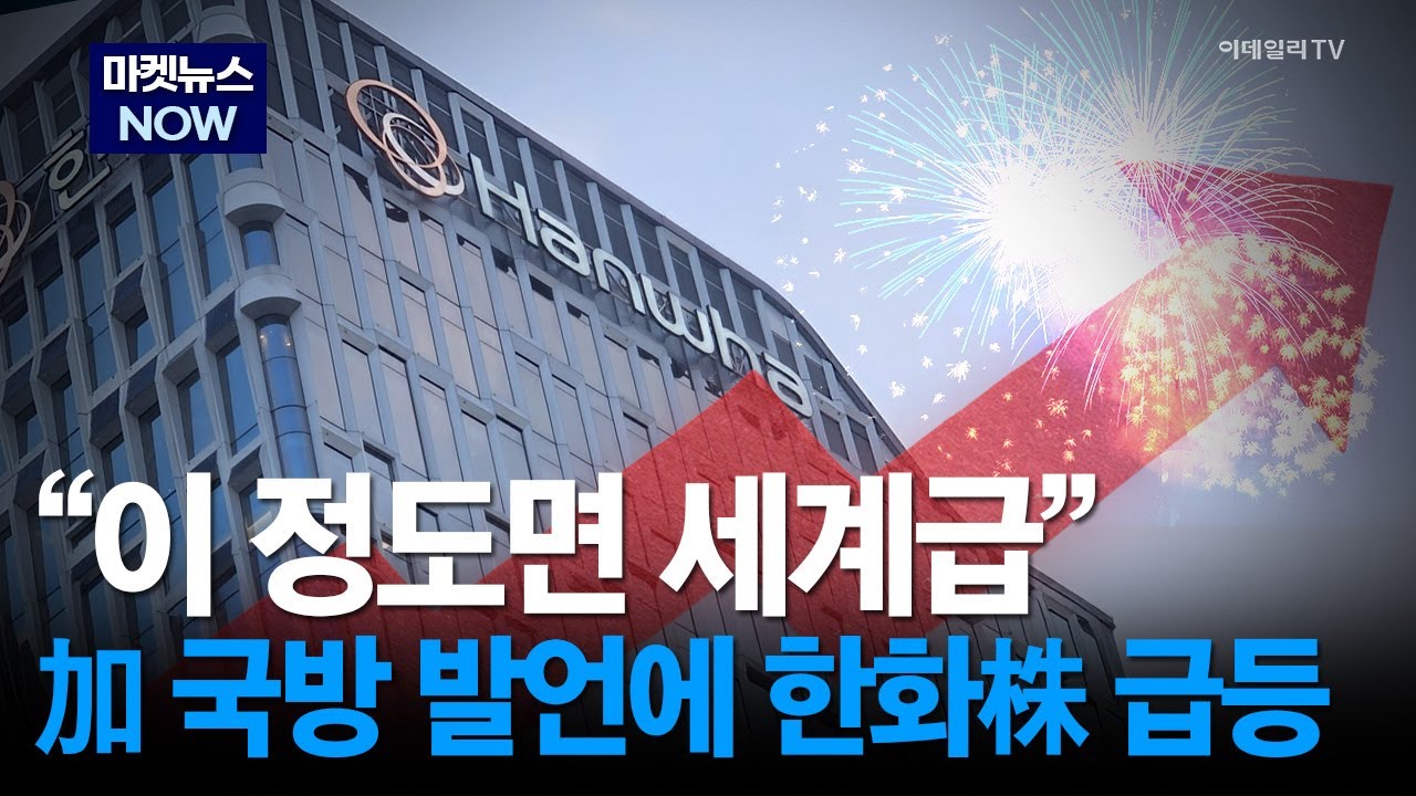 [마켓뉴스NOW] “이 정도면 세계급” 加 국방 발언에 한화株 급등 #한화오션 #한화시스템 #한화 | Market Now 2 (20260203)