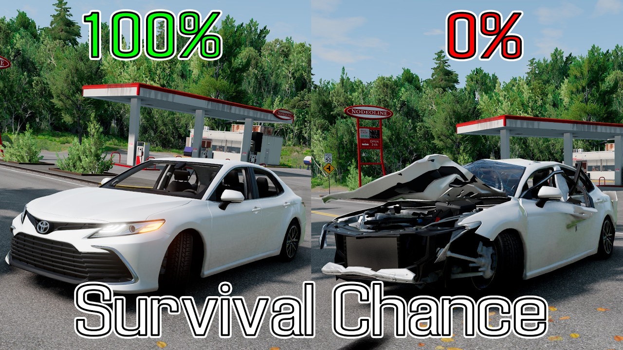 Realistic Survival Chance Crashes #13 | BeamNG.drive