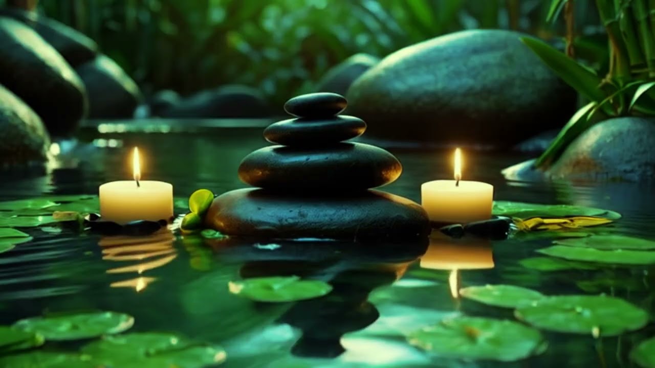 Your Sleep Solution! Bamboo Water Relaxation Music for Stress Relief and Yoga Flow