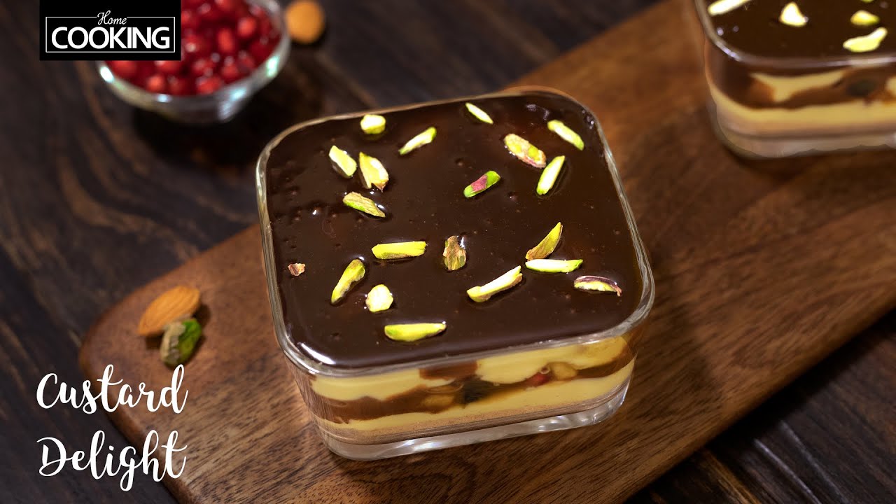 Make the Most Delicious Chocolate Custard Pudding with This Simple Fruit Mixer Trick!
