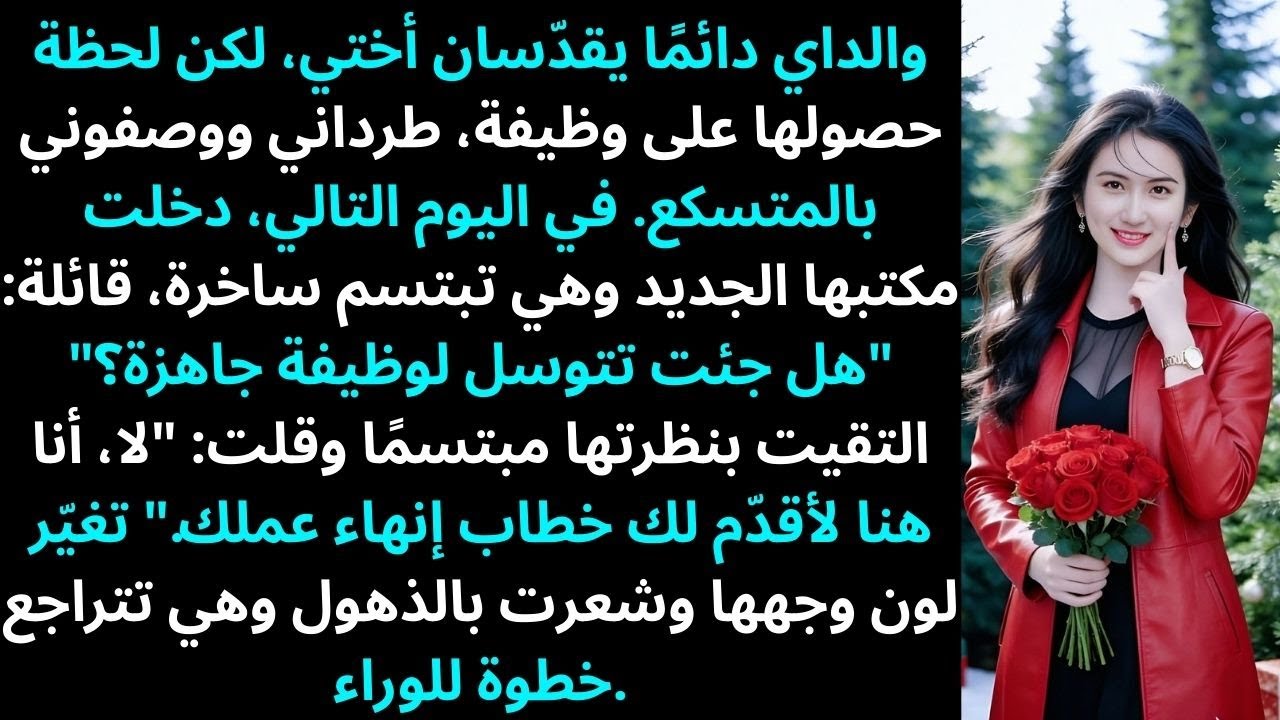 والداي دائمًا يقدّسان أختي، لكن لحظة حصولها على وظيفة، طرداني