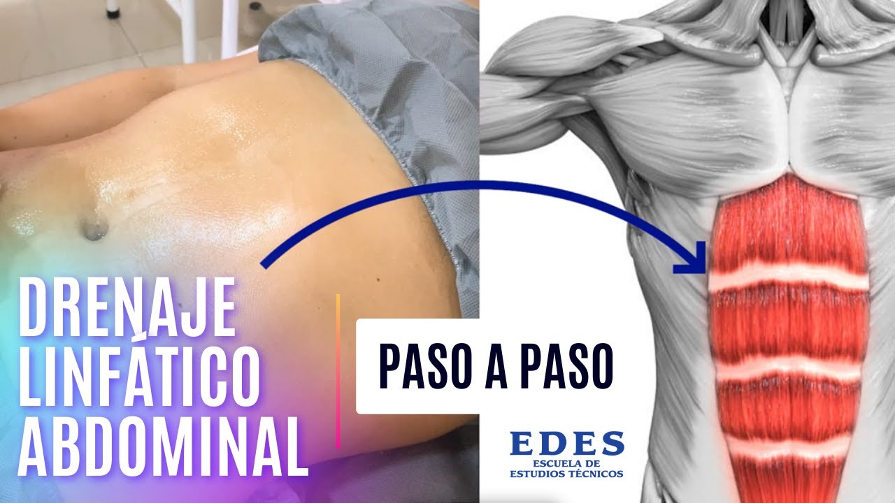 ¿🤩Cómo Hacer un DRENAJE LINFÁTICO ABDOMINAL? 🤲 | Paso a Paso|   TRATAMIENTOS REDUCTORES 🔥#EDES