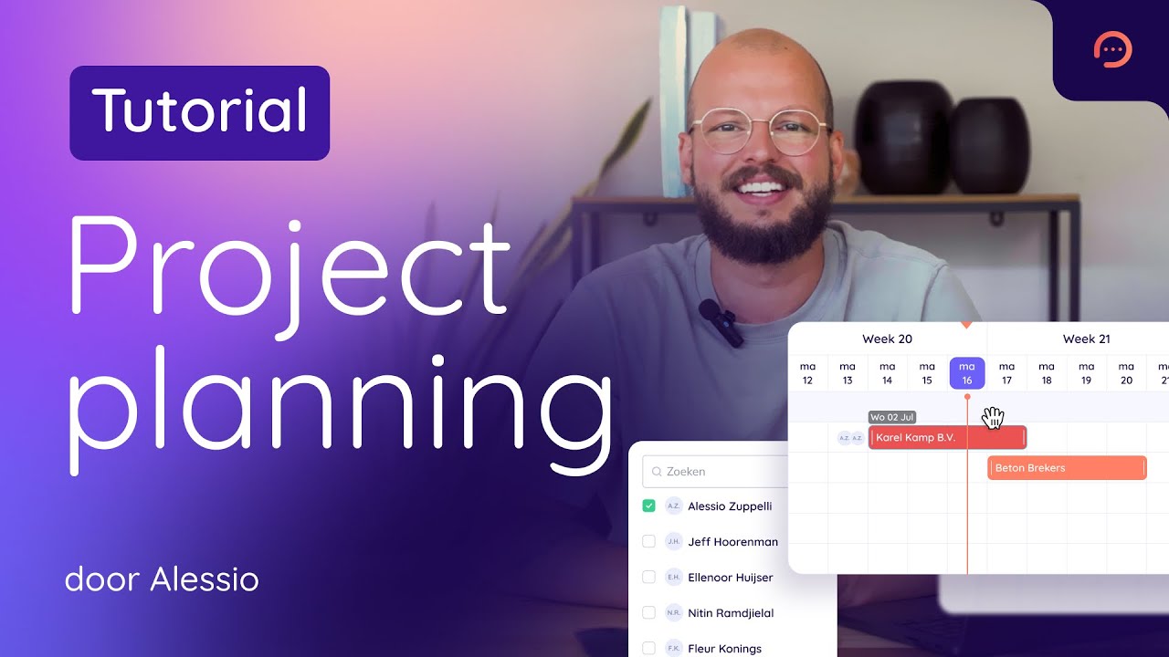 Instellingen Projectplanning | Woub Tutorial Video