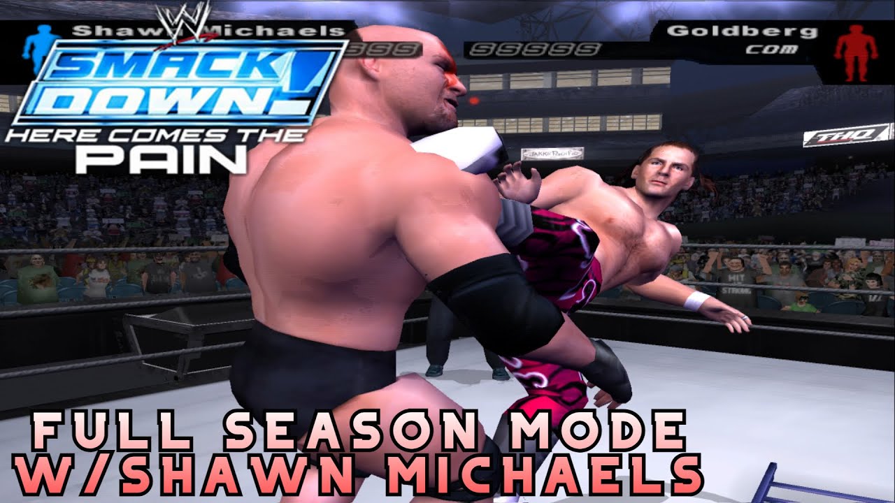 WWE SmackDown! Here Comes The Pain - Full Season Mode w/ Shawn Michaels (PS2)