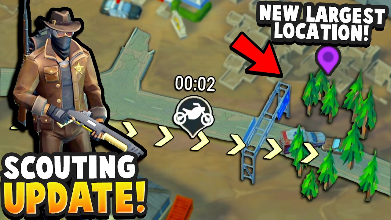 I got EARLY ACCESS to the NEW SCOUTING UPDATE + Largest Location in LDoE History (Last Day on Earth)