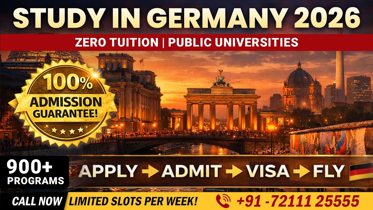 Study in Germany 2026: Complete Bachelor & Master Counseling Session (Free Guidance Indians Stud)​​