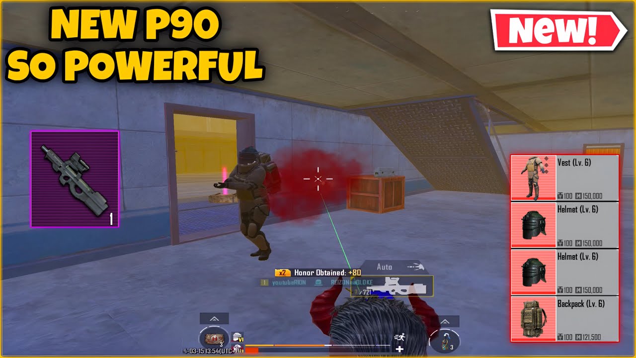 Metro Royale Playing With New P90 and New Ammo / PUBG METRO ROYALE CHAPTER 19