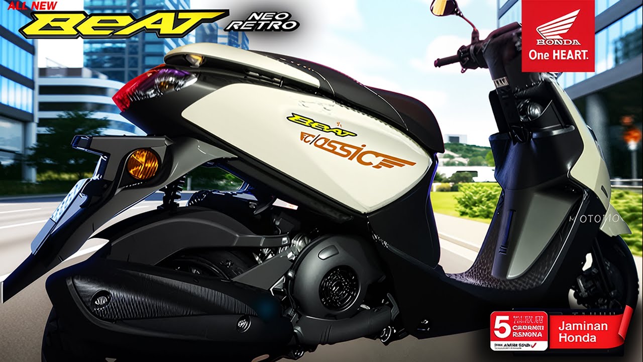 MEMANAS 🔥 AKHIRNYA HONDA BEAT VERSI KLASIK MELUNCUR DENGAN DESAIN RETRO | SIAP LAWAN YAMAHA FAZZIO