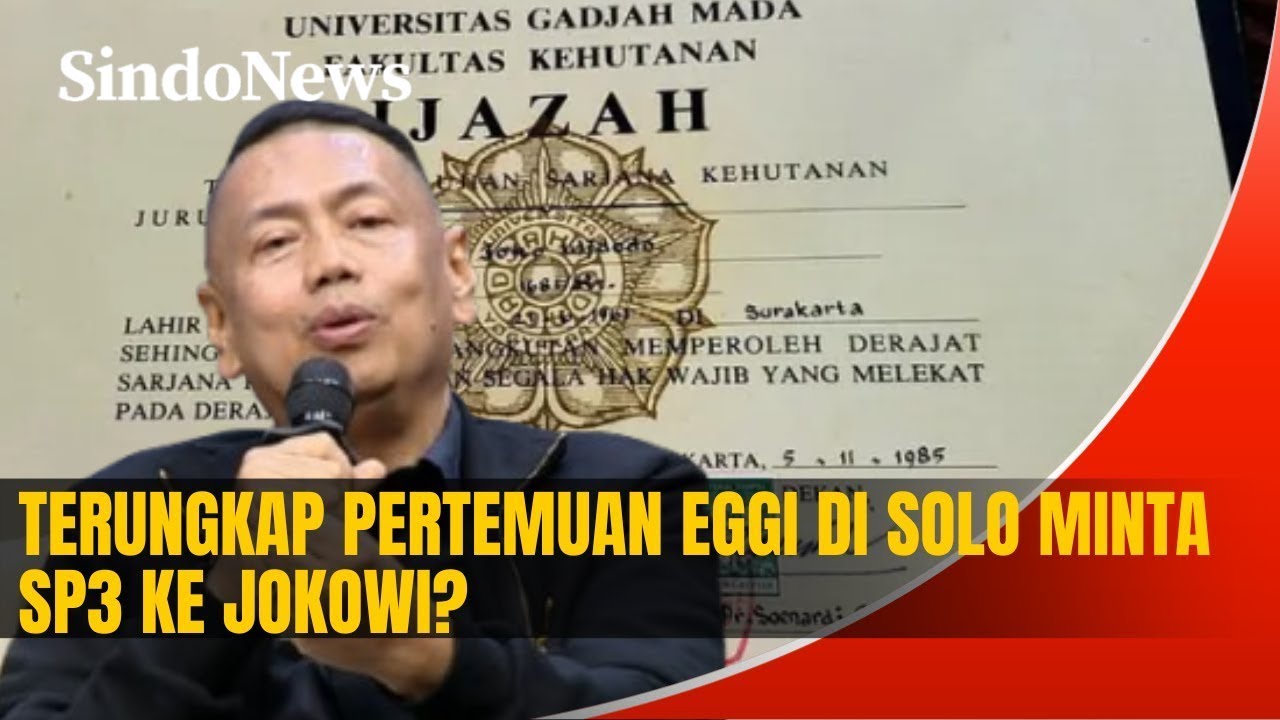 Panas! Eggi Sudjana Disebut Minta Jokowi Perintahkan Kapolri Terbitkan SP3 | Rakyat Bersuara