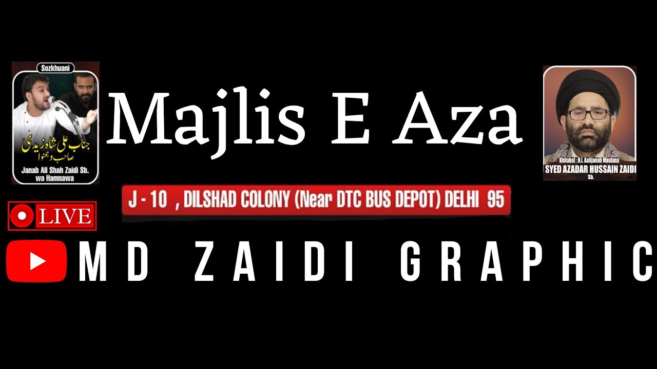 Syed Molana Azadar Hussain Zaidi live majlis todaylive majalismajlis azaazadari networktoday live