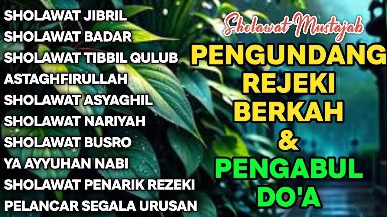 KUMPULAN SHOLAWAT NABI PELANCAR REJEKI | Sholawat Jibril, Sholawat Nariyah | SHOLAWAT VIRAL 2026