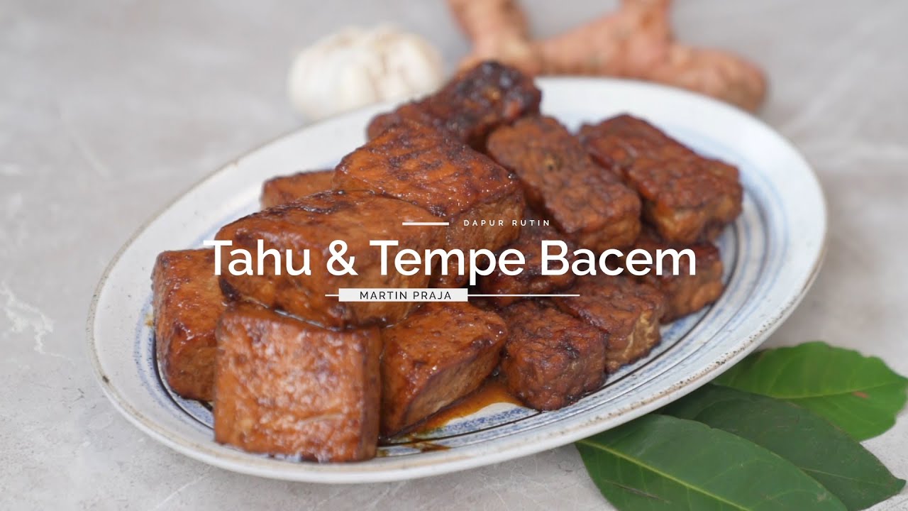 RESEP TEMPE TAHU BACEM MANIS LEGIT DAN IRIT MINYAK GORENG!