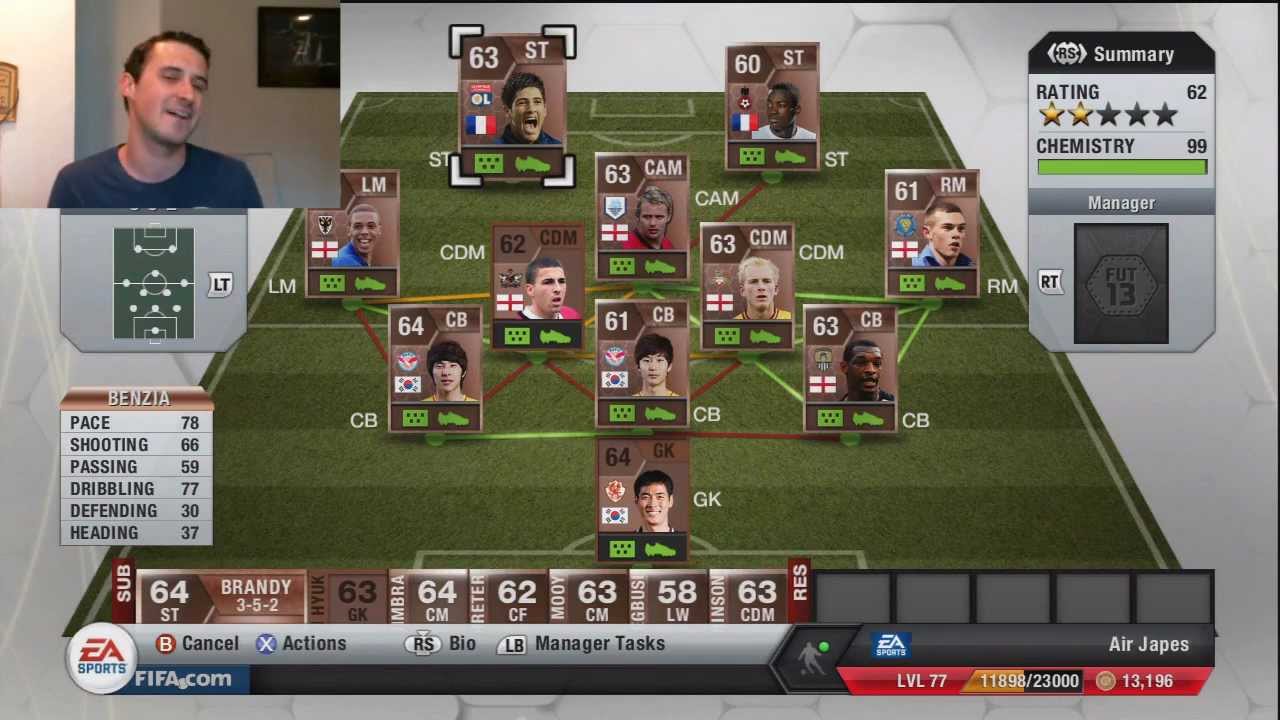 My Current FIFA 13 Ultimate Team Squads!