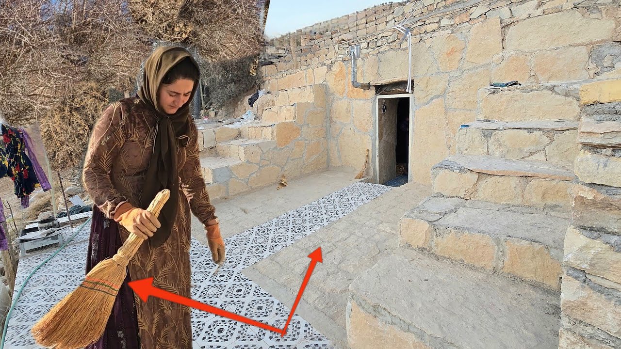 Organizing Day: Nomadic lady makes magic cave grounds beautiful