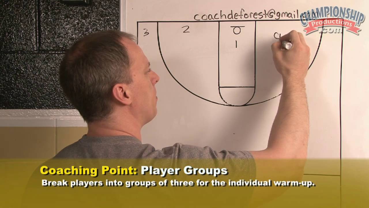 Princeton Offense: Practice Warm-Up and Breakdown Drills - Lee DeForest