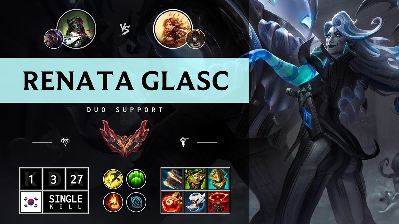 Renata Glasc Support vs Leona - KR Grandmaster Patch 14.12