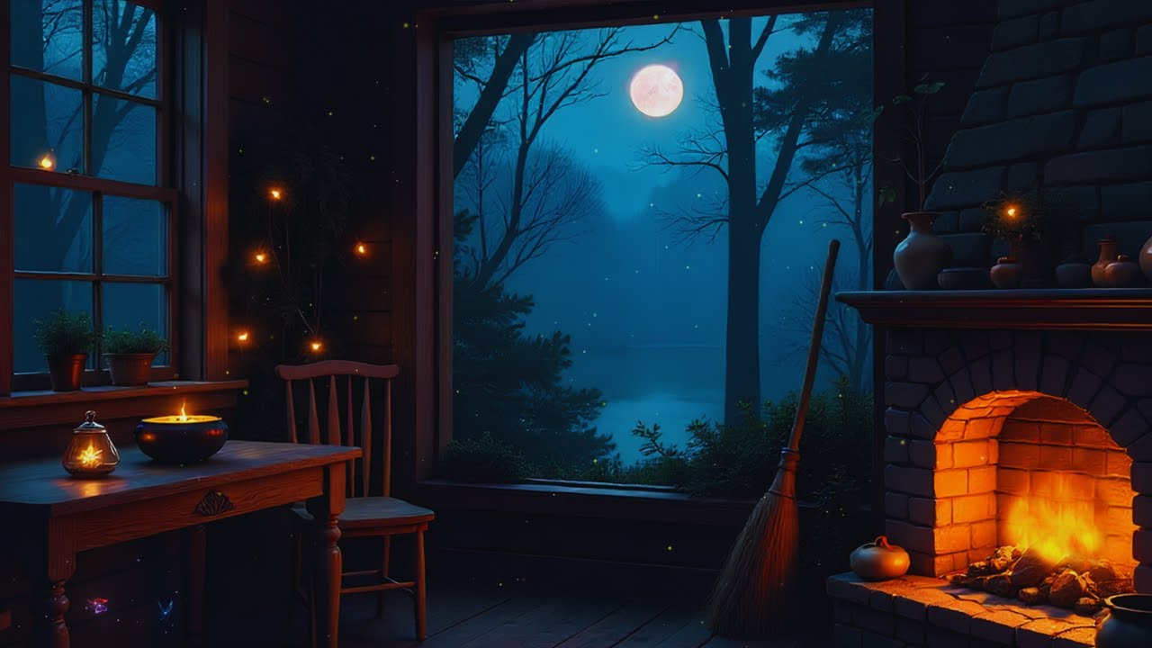 Cozy Hut Ambience. Gentle Night Rain and Relaxing Sounds. Cozy Cabin Ambience ASMR