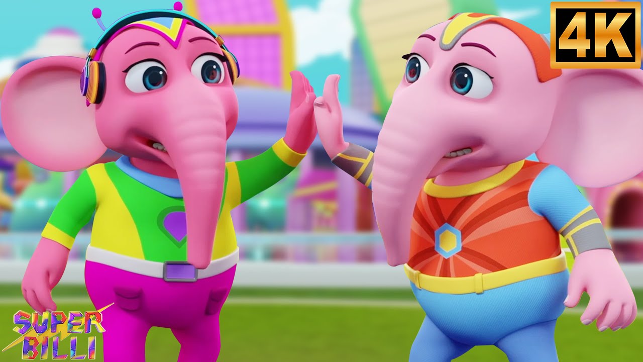 Ek Mota Hathi Ghumne Chala, एक मोटा हाथी, Funny Elephant Rhyme for Kids and Babies Songs