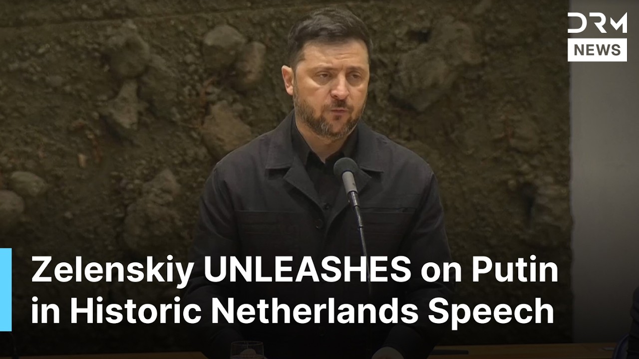 FULL SPEECH: Zelenskiy Names Putin a “Career Criminal” in Stunning Netherlands Parliament | AC1B