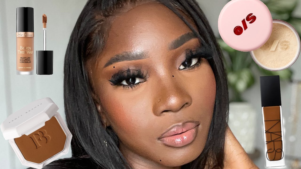 Updated Makeup Routine *Très detaillée | Peau noire 2021