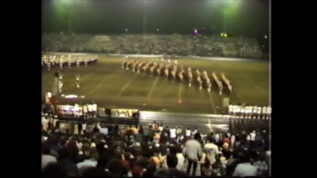 Nacogdoches and Lufkin High School Band Combined playing “From Dixie With Love” And Sinfonians 1986