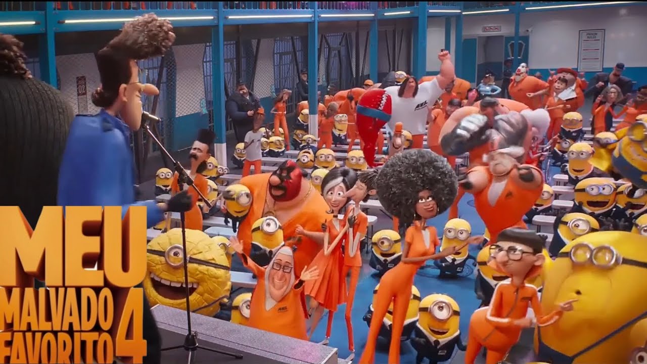 O GRANDE FINAL DE MEU MALVADO FAVORITO 4 TODOS OS VIL&Otilde;ES EST&Atilde;O NO FILME🤩