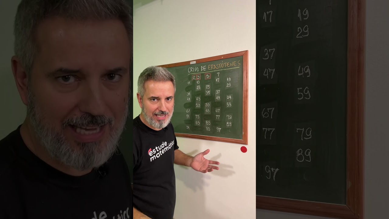 N&Uacute;MEROS PRIMOS MENORES QUE 100? Use o Crivo de Erat&oacute;stenes! 😍