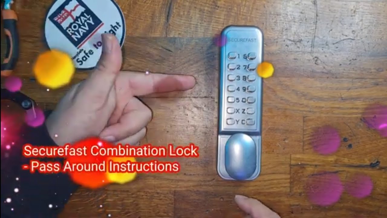 Securefast Combination Lock - Pass Around Instructions #CoxysSecurefastChallenge