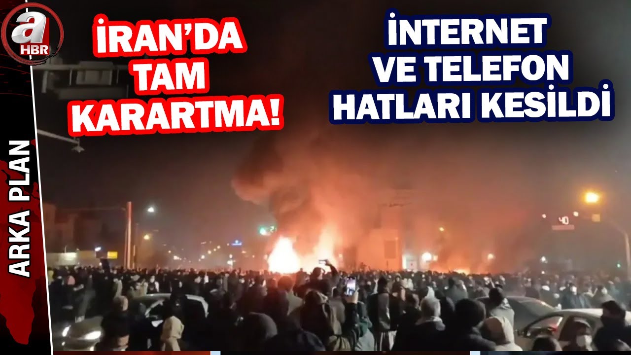 İran'da protestolar şiddetlendi! &Uuml;lkenin tamamında internet ve telefon hatları tamamen kesildi!