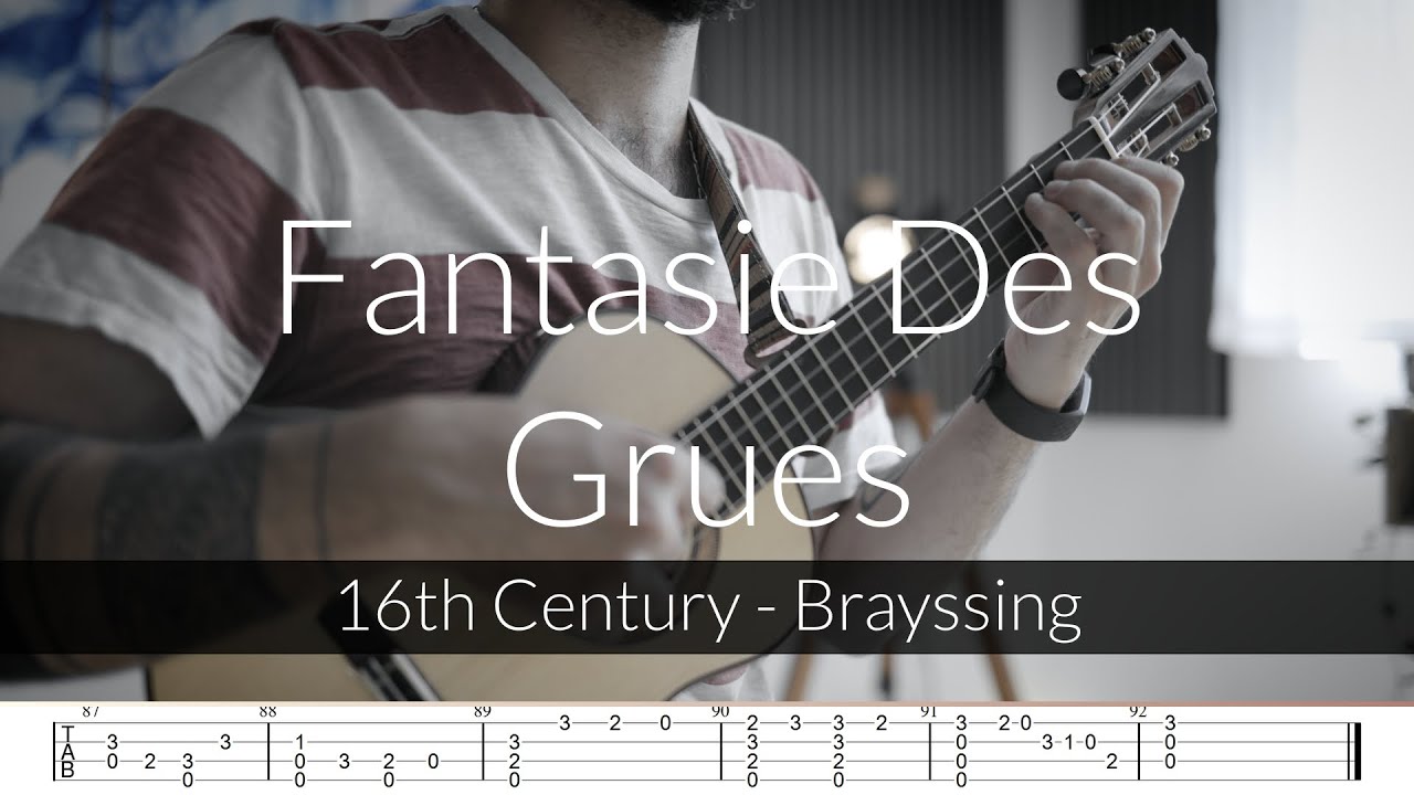 Fantasie Des Grues - Brayssing || Ukulele Fingerstyle Tab || Grade 6