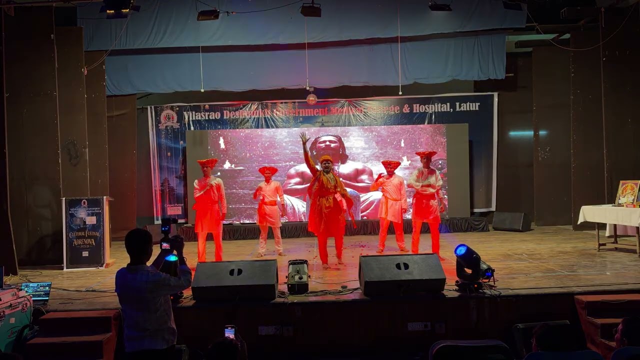   Team Chhaava performance | Adrenova 2025 vdgmc latur cultural fest 