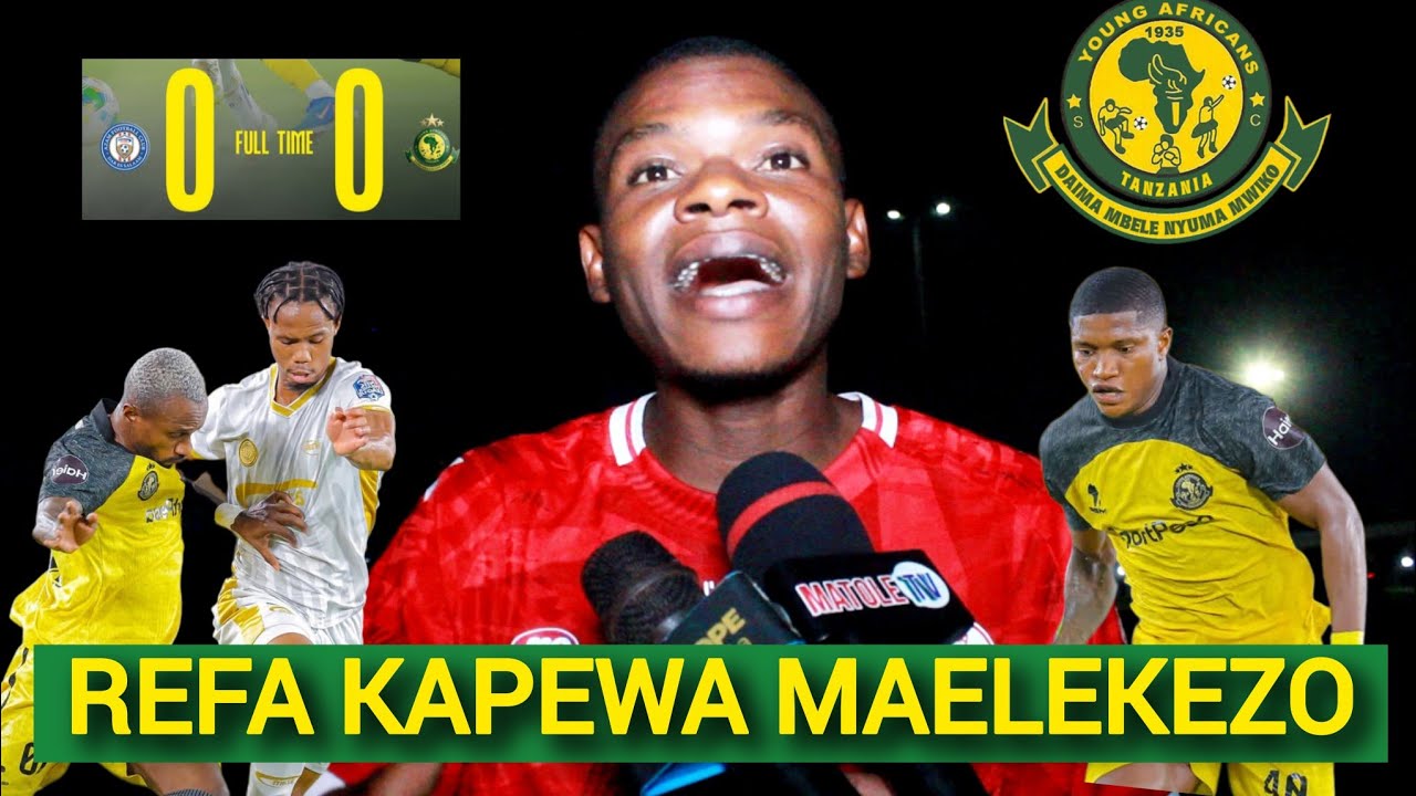 PACHA WA SIMBA AWAKA YANGA KUTOA SARE REFA KAPEWA MAELEKEZO YANGA KAONEWA