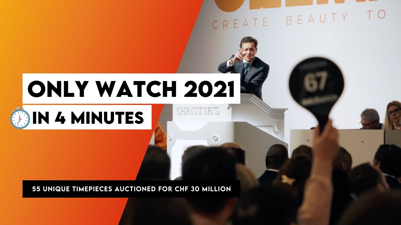 Only Watch 2021: a spectacular auction.