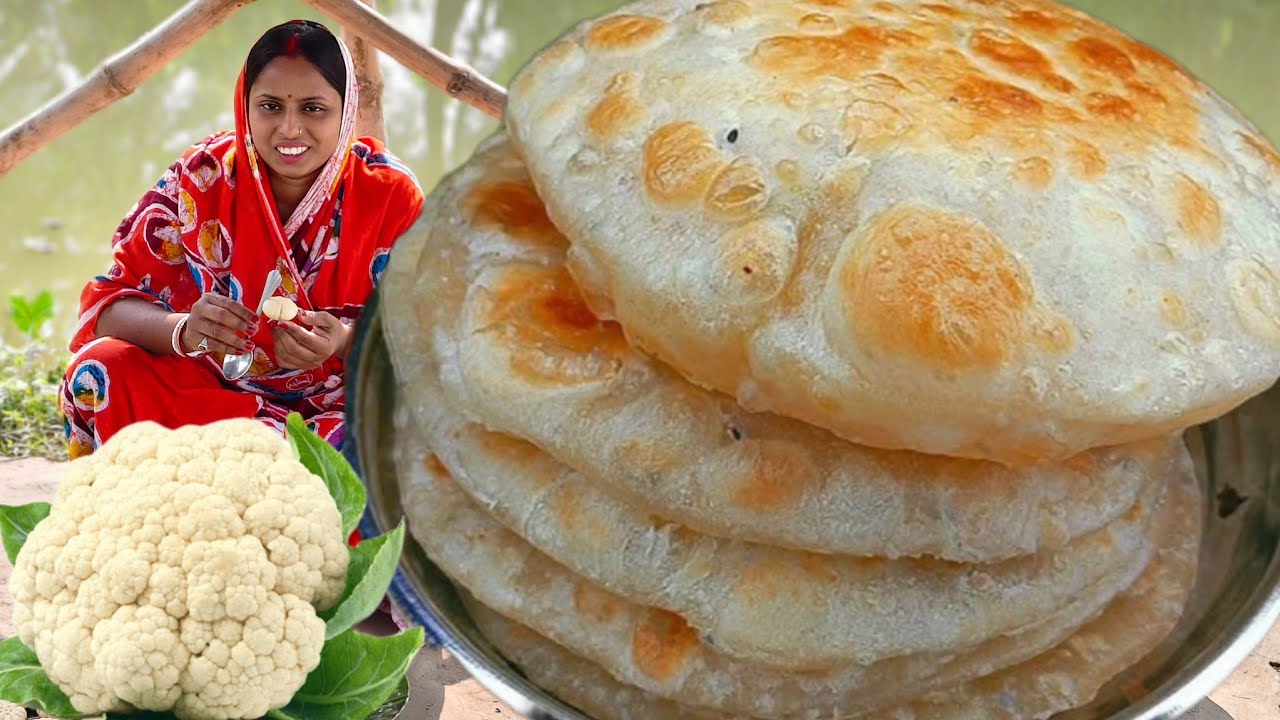 এইভাবে বাড়িতে একবার ফুলকপির পরোটা বানিয়ে খেয়ে দেখুন এতই স্বাদ যে রোজ বানাবেন | paratha recipe